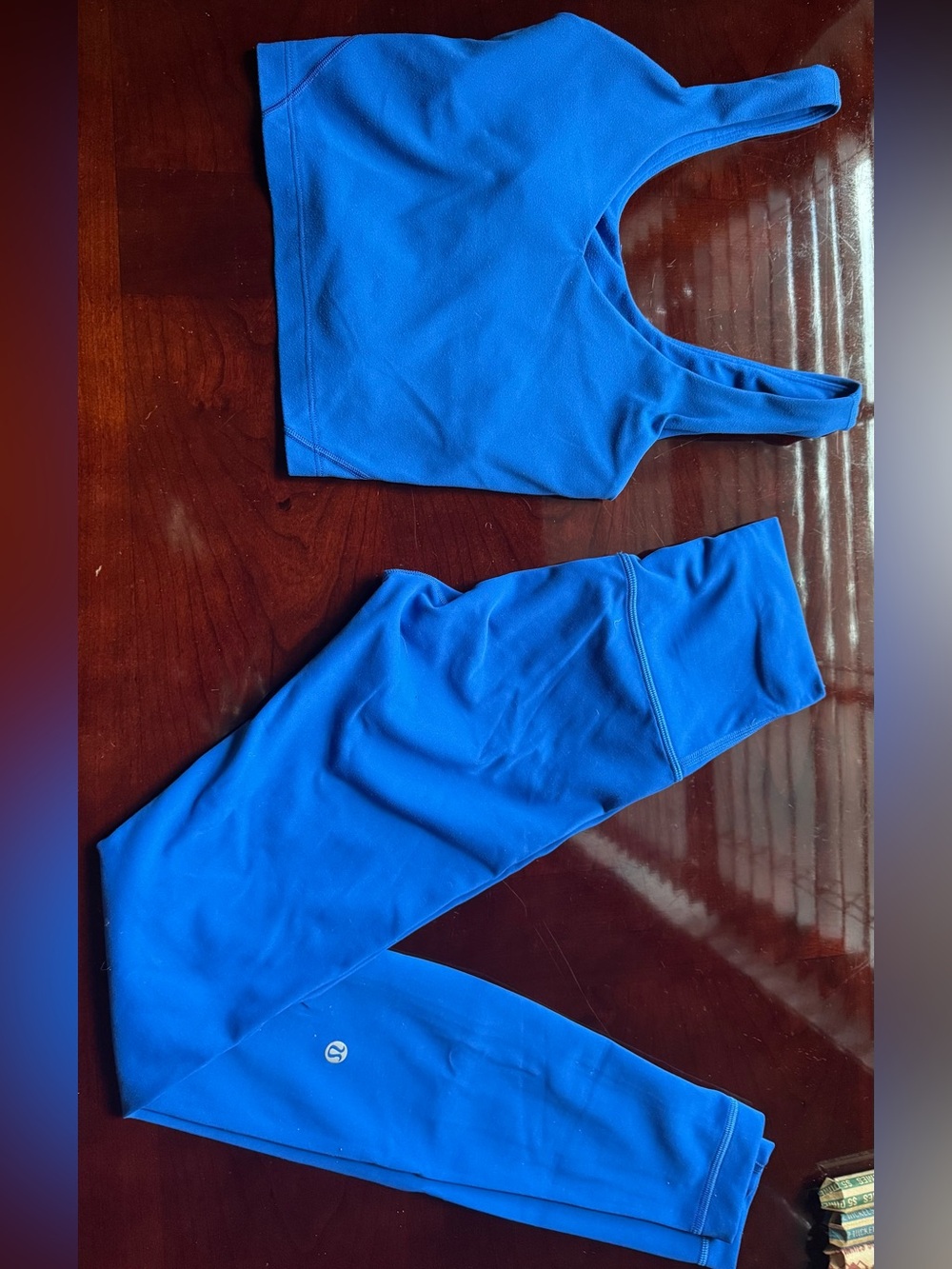 lululemon althletica align/wunder set (size 0 top, size 2 leggings)